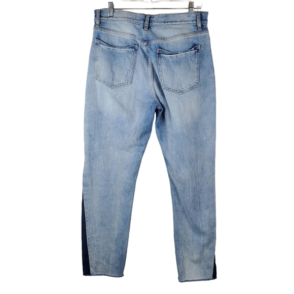 PISTOLA 30 Charlie Jeans Button fly high rise 2-tone Distressed Straight leg Raw - Picture 2 of 11